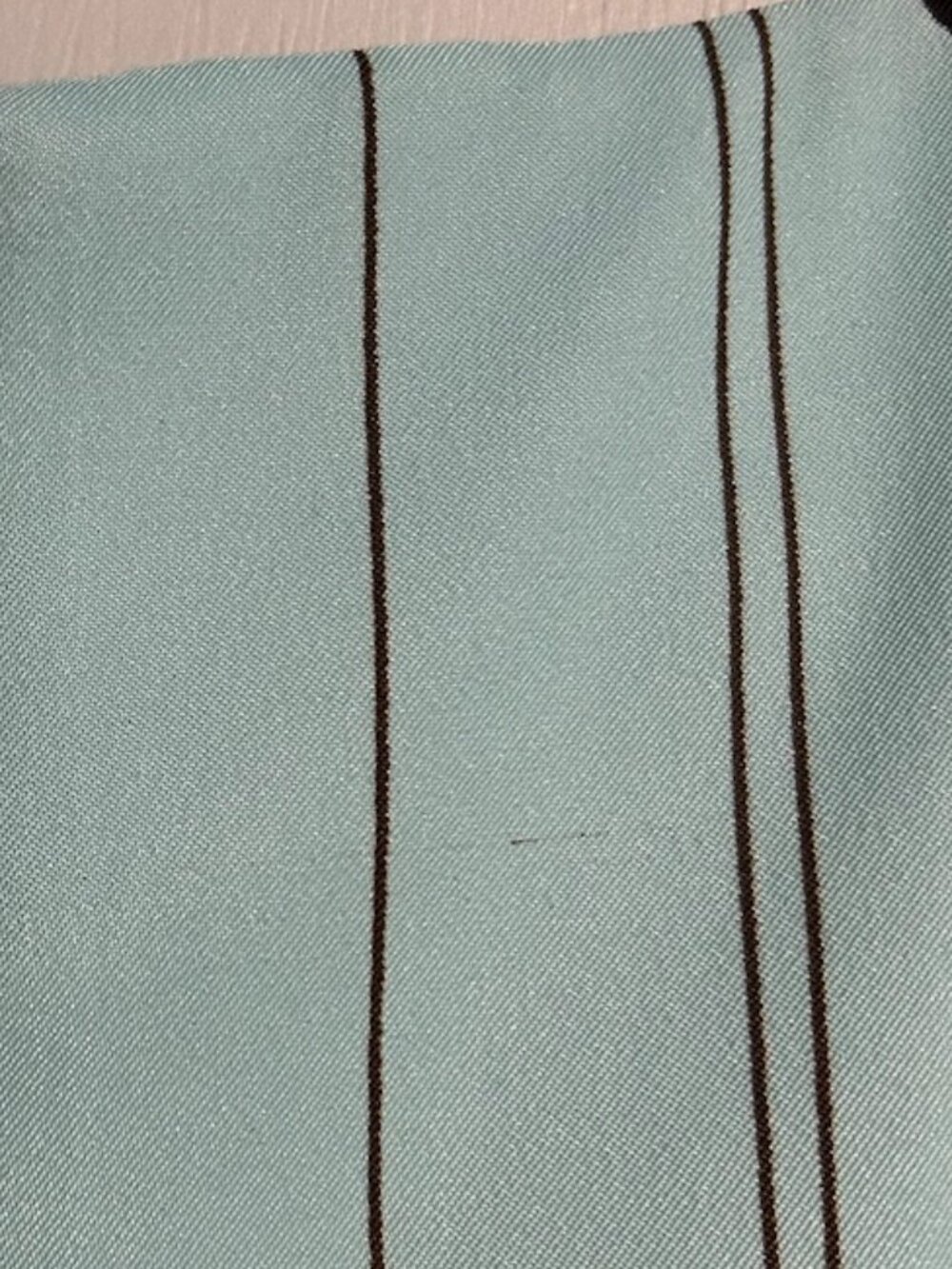 NorthStyle Aqua/Brown/White Floral Sleeveless Midi Dress Women's 14 - Picture 8 of 10